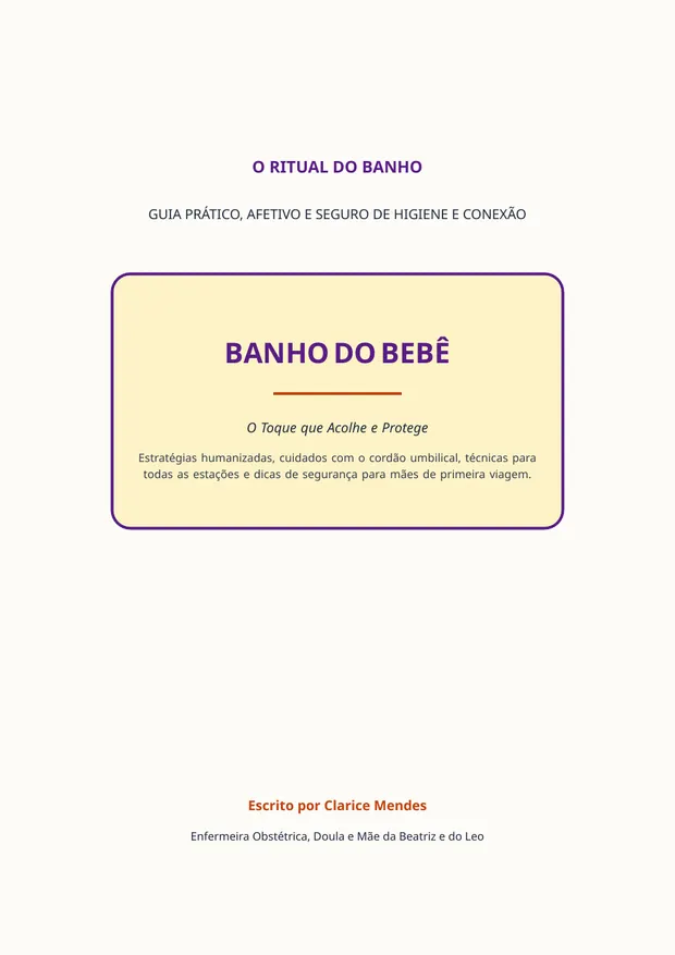 Capa do guia O Ritual do Banho